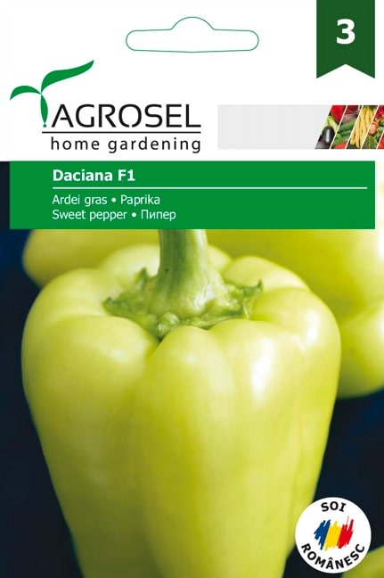 Seminte ardei gras Daciana AGROSEL, 5.15 g