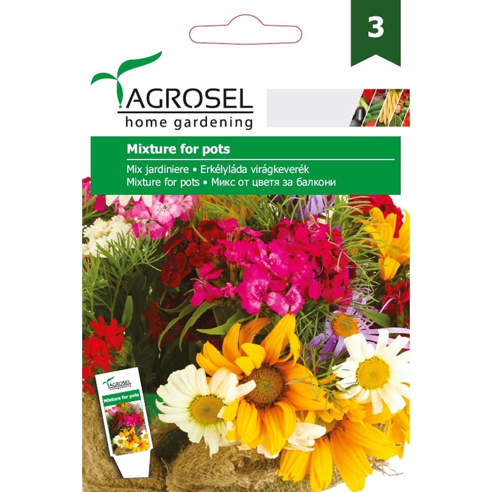 Seminte flori amestec pentru jardiniere AGROSEL