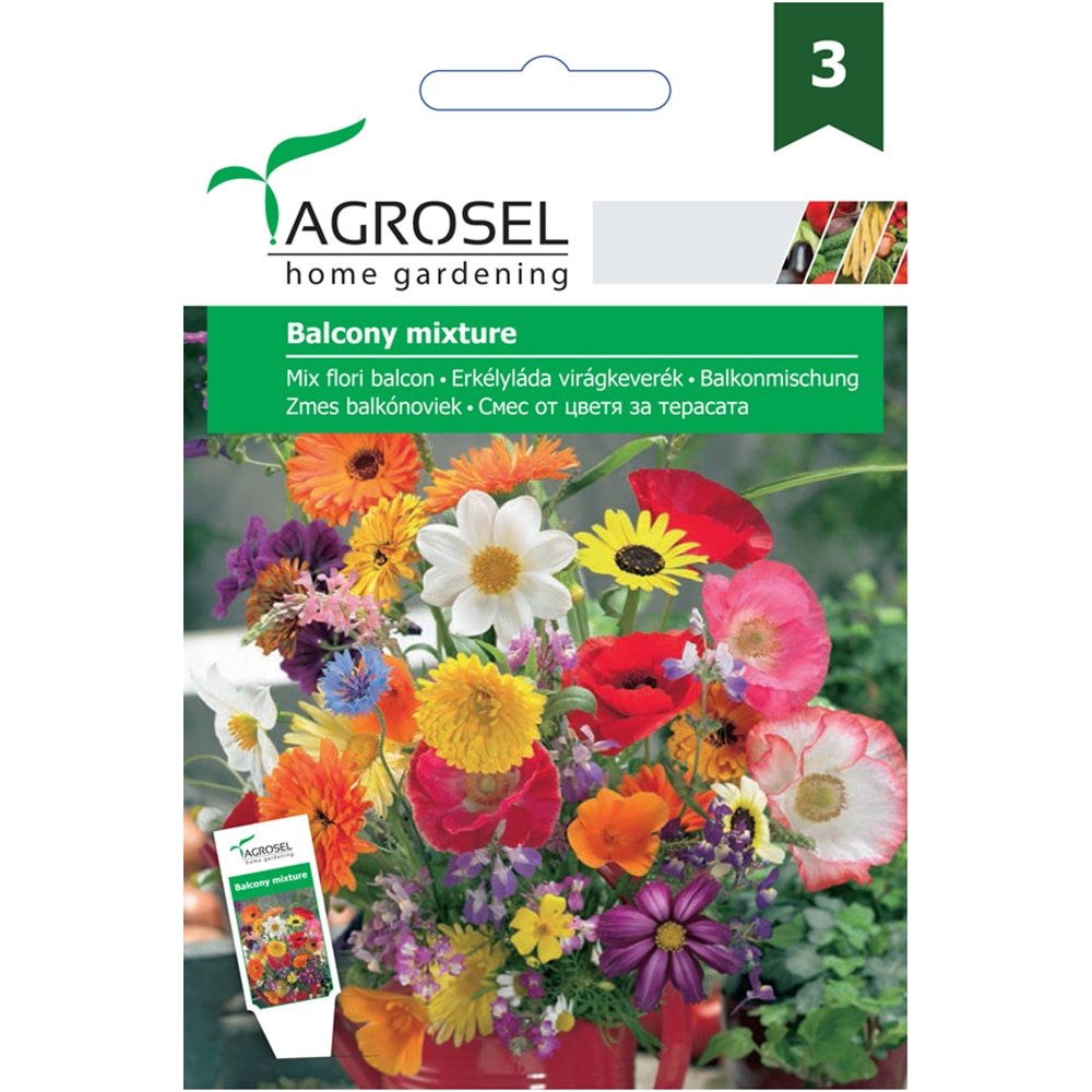 Seminte flori balcon AGROSEL, 3g