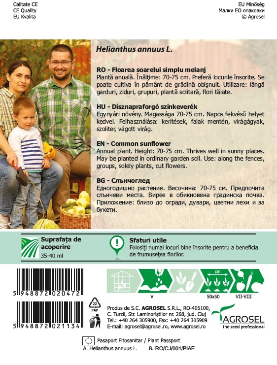 Seminte floarea soarelui  Agrosel