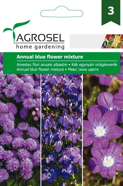 Seminte amestec flori anuale albastre  Agrosel