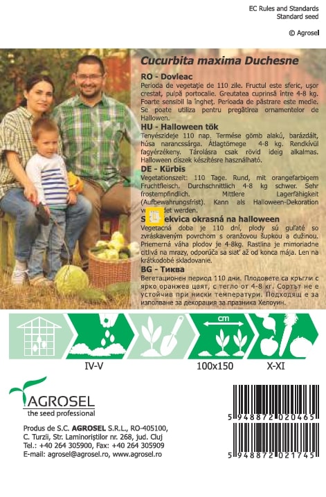 Dovleac Howden  Agrosel