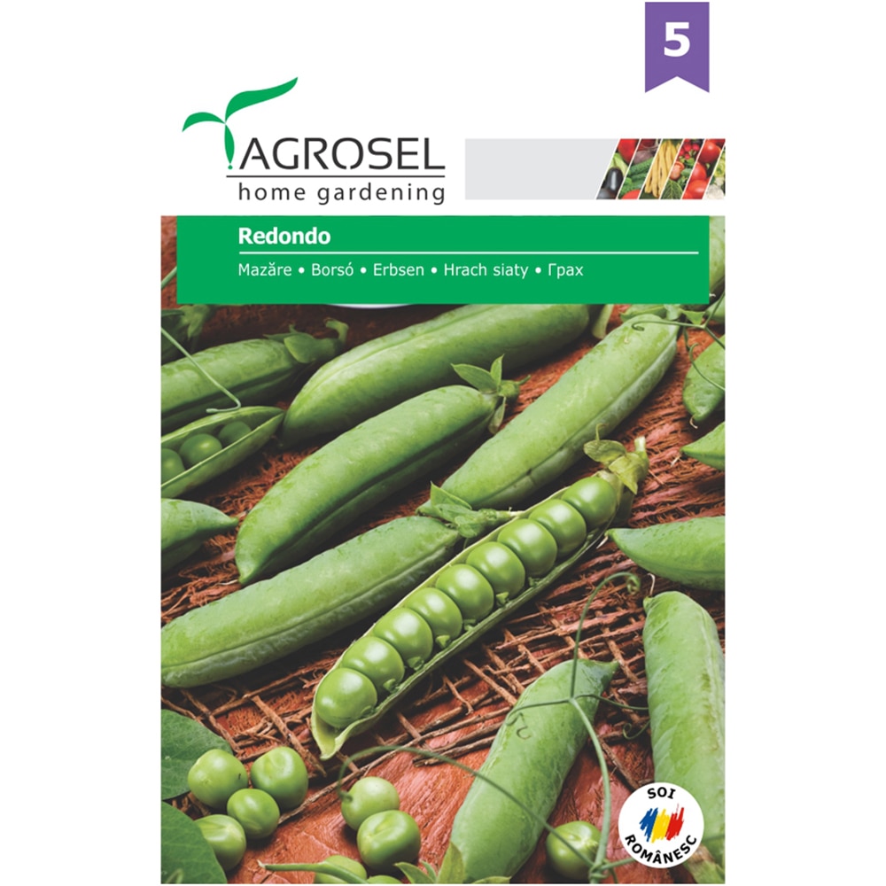 Seminte legume mazare Redondo AGROSEL, 35g