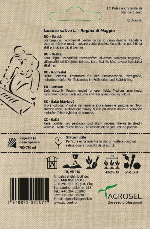 Salata Regina Di Magio Bio 3G Plic