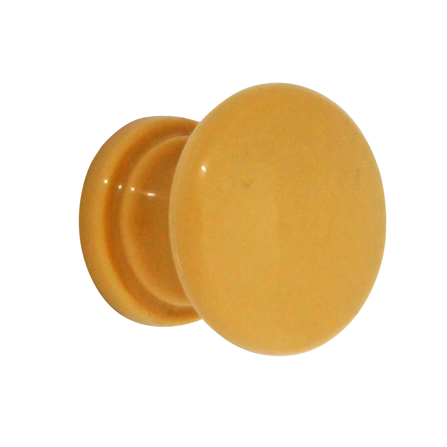 Buton usa, plastic, 32 x 27 mm, bej