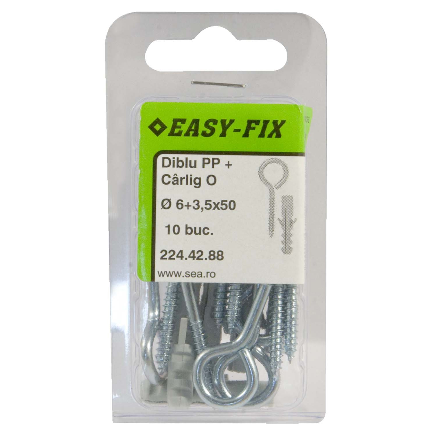 Diblu pp 6.0 cu carlig o 3.5x50