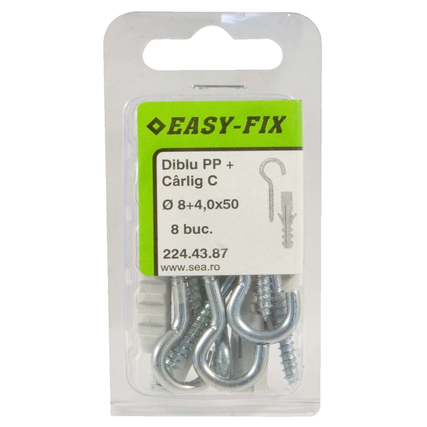 Diblu pp 8.0 cu carlig c 4.0x50