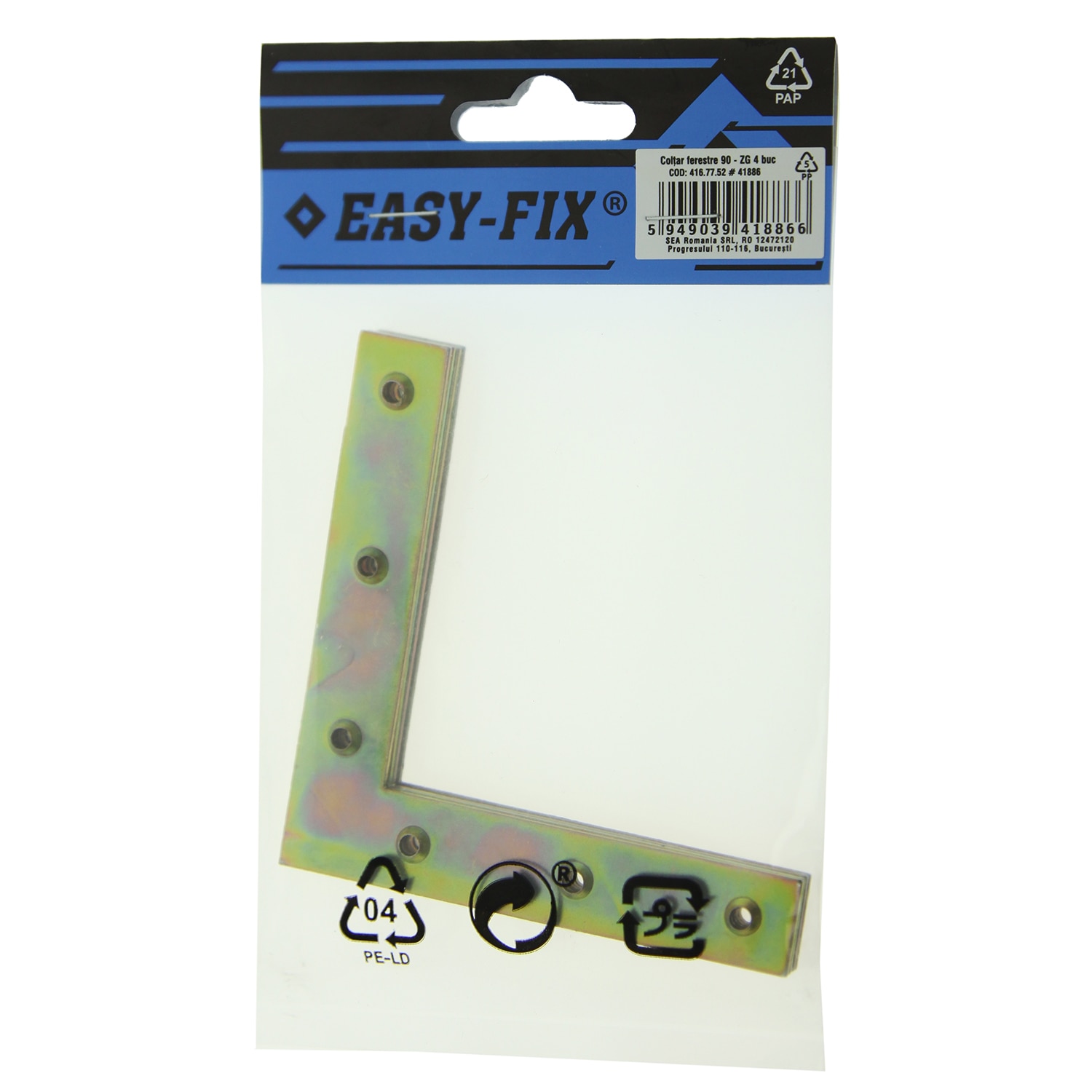 Coltar ferestre 90x90mm set 4 bucati