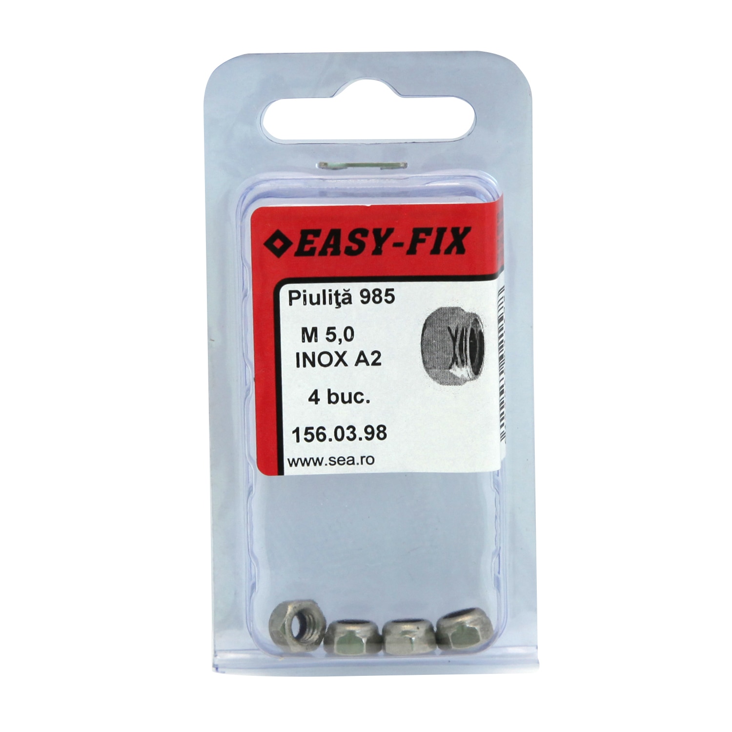 Piulita cu autoblocare din 985, 4 buc