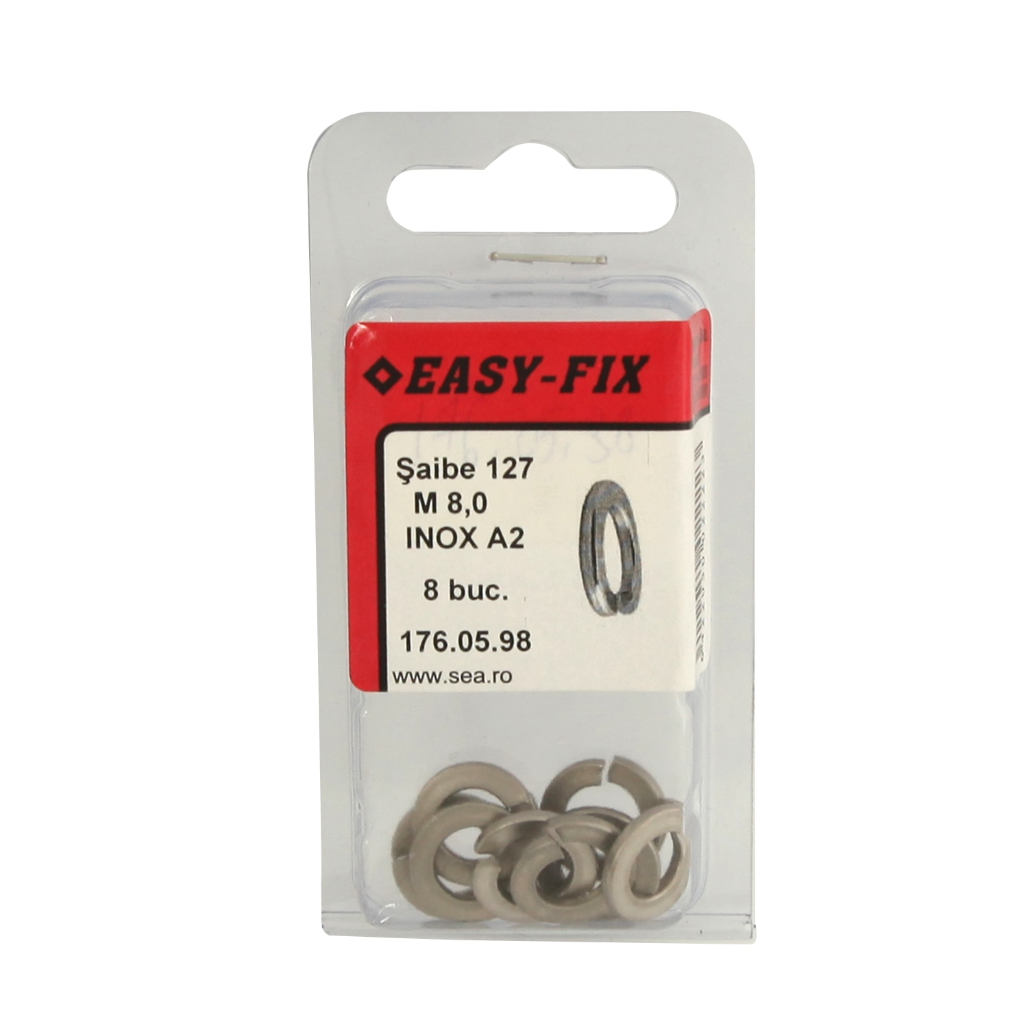 Saibe elastice grower din 127b, M8, 8 buc