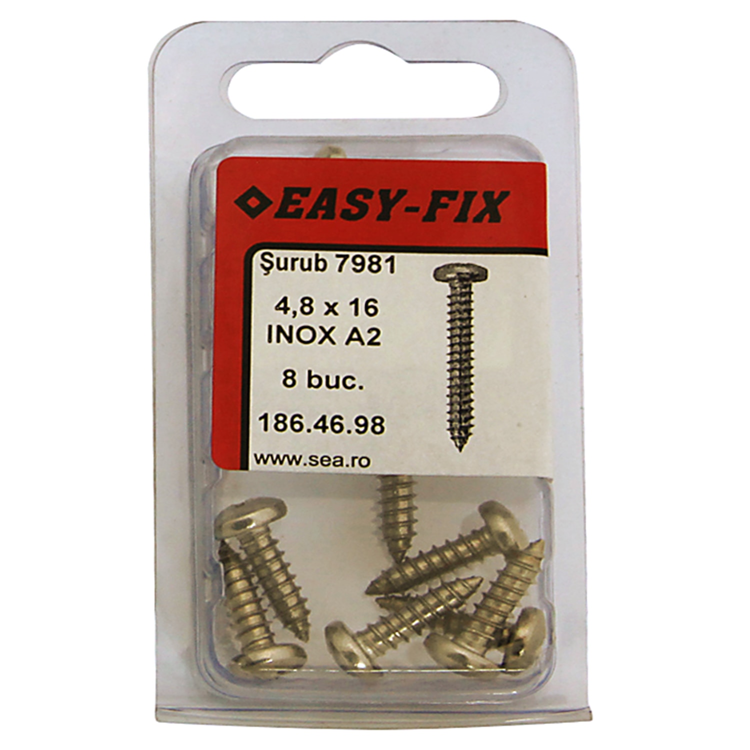 Suruburi 7981, pentru tabla, 8 buc