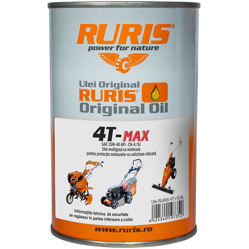 Ulei de motor RURIS 4T-MAX, 4T, 600ml