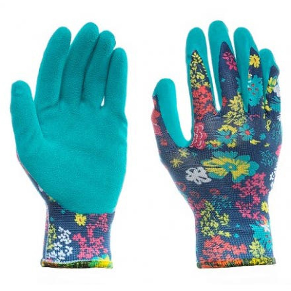 Manusi protectie gradina, marime 8, multicolor, nailon-latex