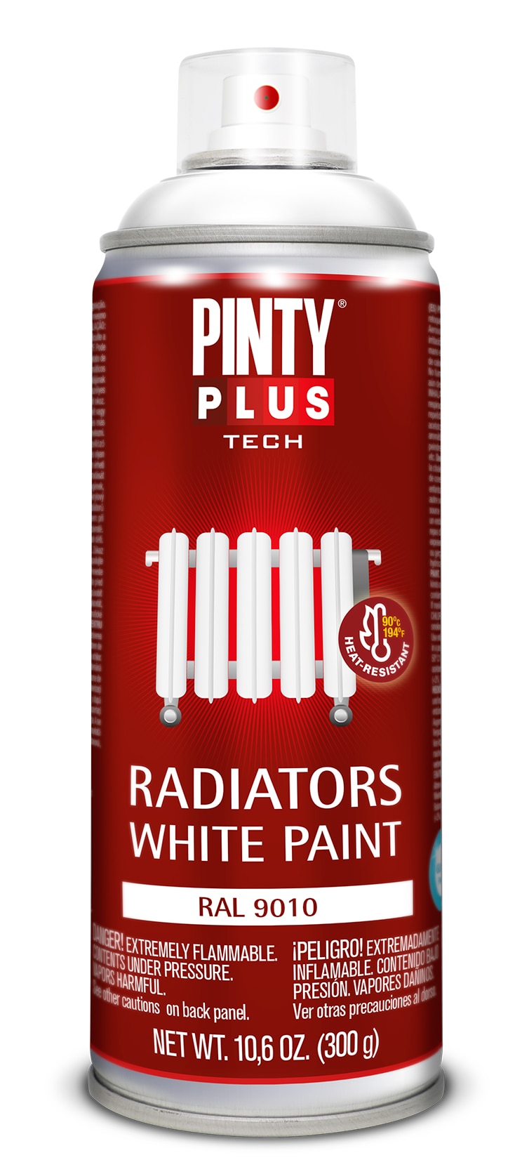 Vopsea spray pentru radiator PINTYPLUS Tech, alb, 400ml
