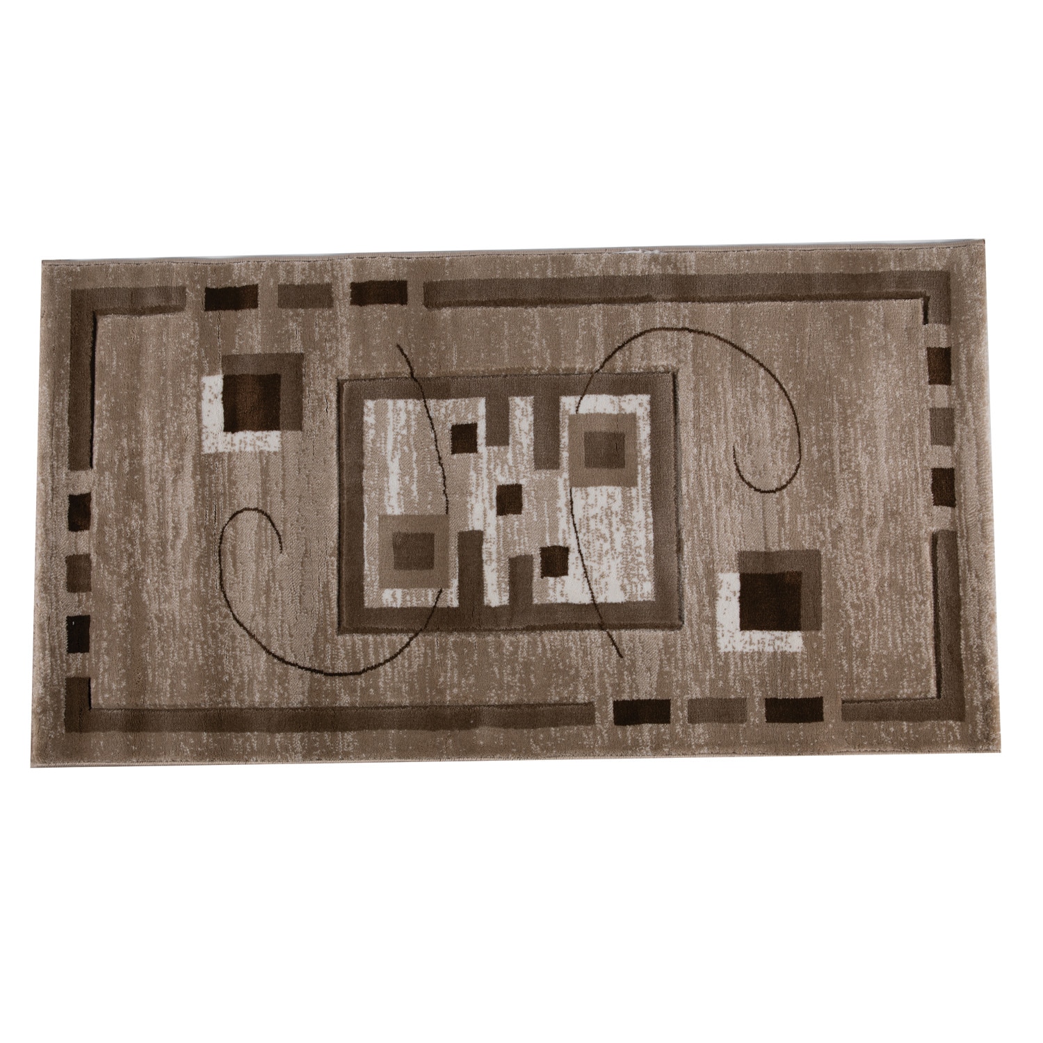 Covor living, crem, polipropilena, 80 x 150 cm • Poiana