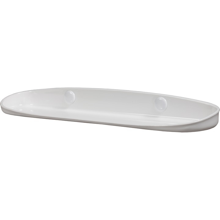 Etajera plastic, 53 x 13 x 6.5 cm, alb