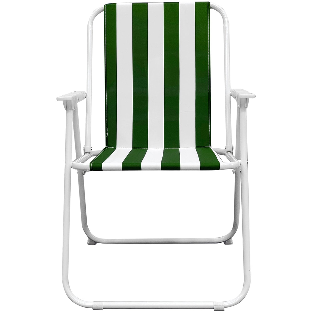 Scaun gradina si camping Ucamp, metalic, pliabil, 53 x 60 x 74 cm, alb