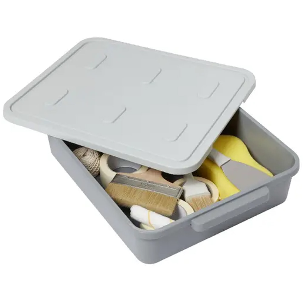 Capac cutie depozitare unelte GOOHOME, 47.5 x 41.2 x 2cm, polipropilena, gri