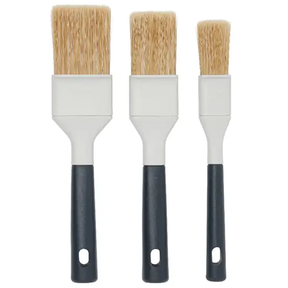 Kit 3 pensule acoperire rapida GOODHOME, 2.5, 4, 5cm, negru