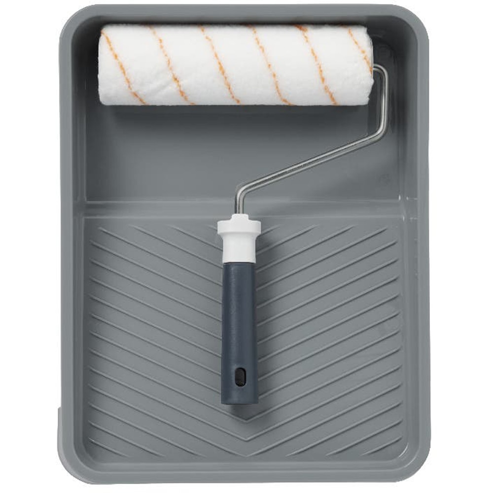 Kit trafalet cu tavita GOODHOME, poliester, 18cm, gri