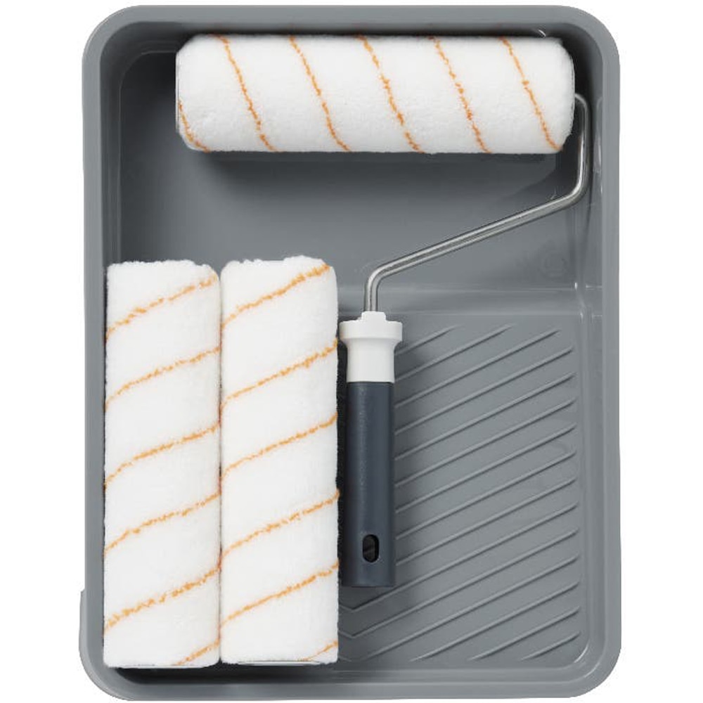 Kit trafalet cu tavita GOODHOME, poliester, 23cm, gri