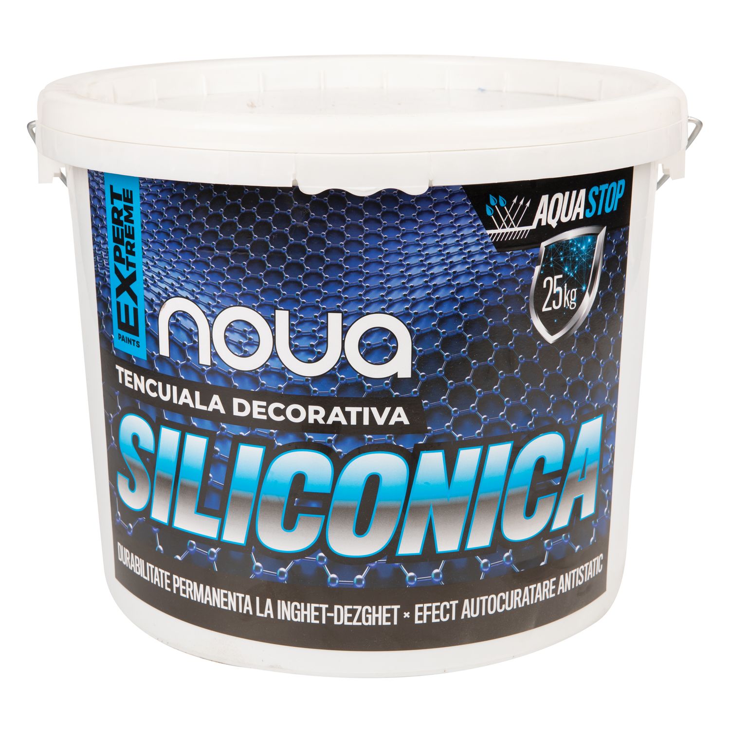 Tencuiala siliconica, 25 kg, maro inchis  Noua