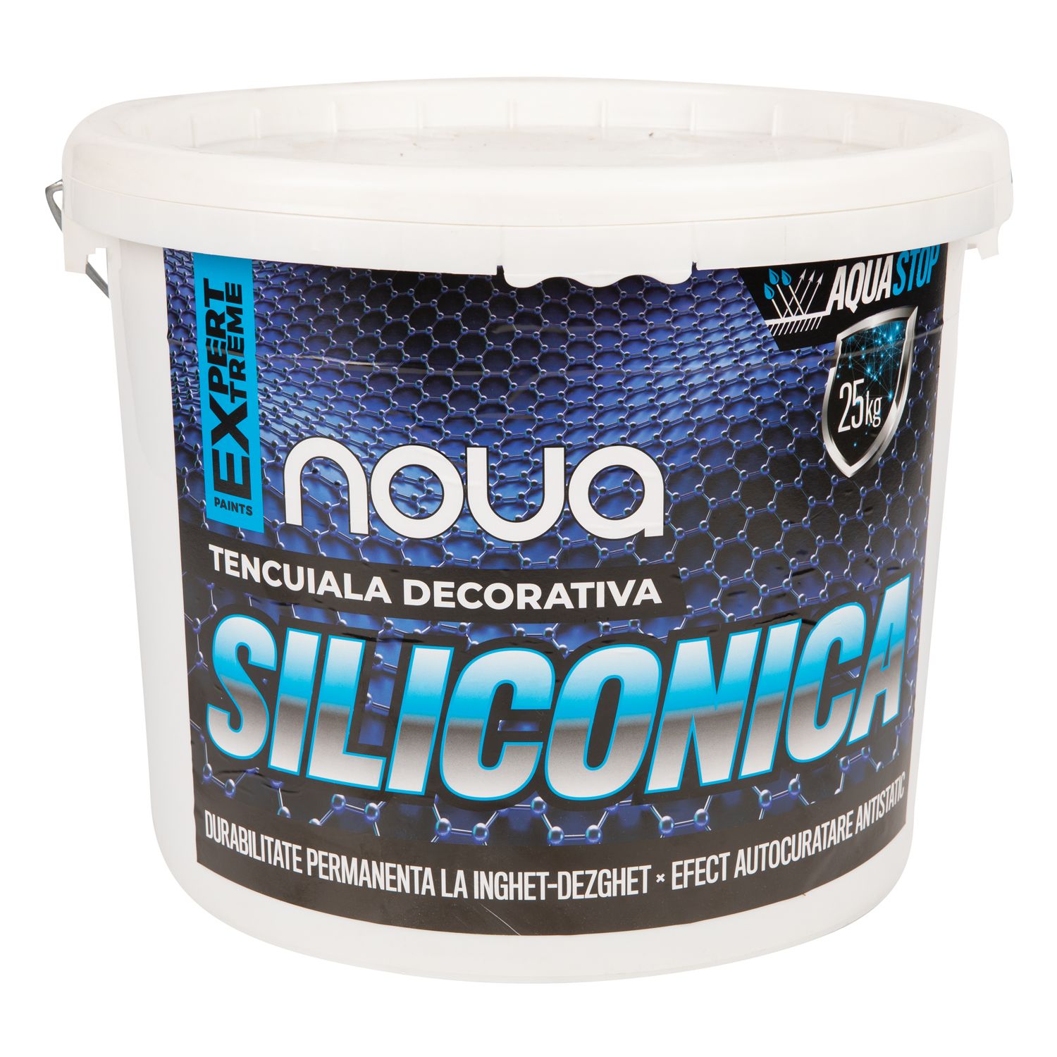 Tencuiala siliconica, 25 kg, maro deschis  Noua