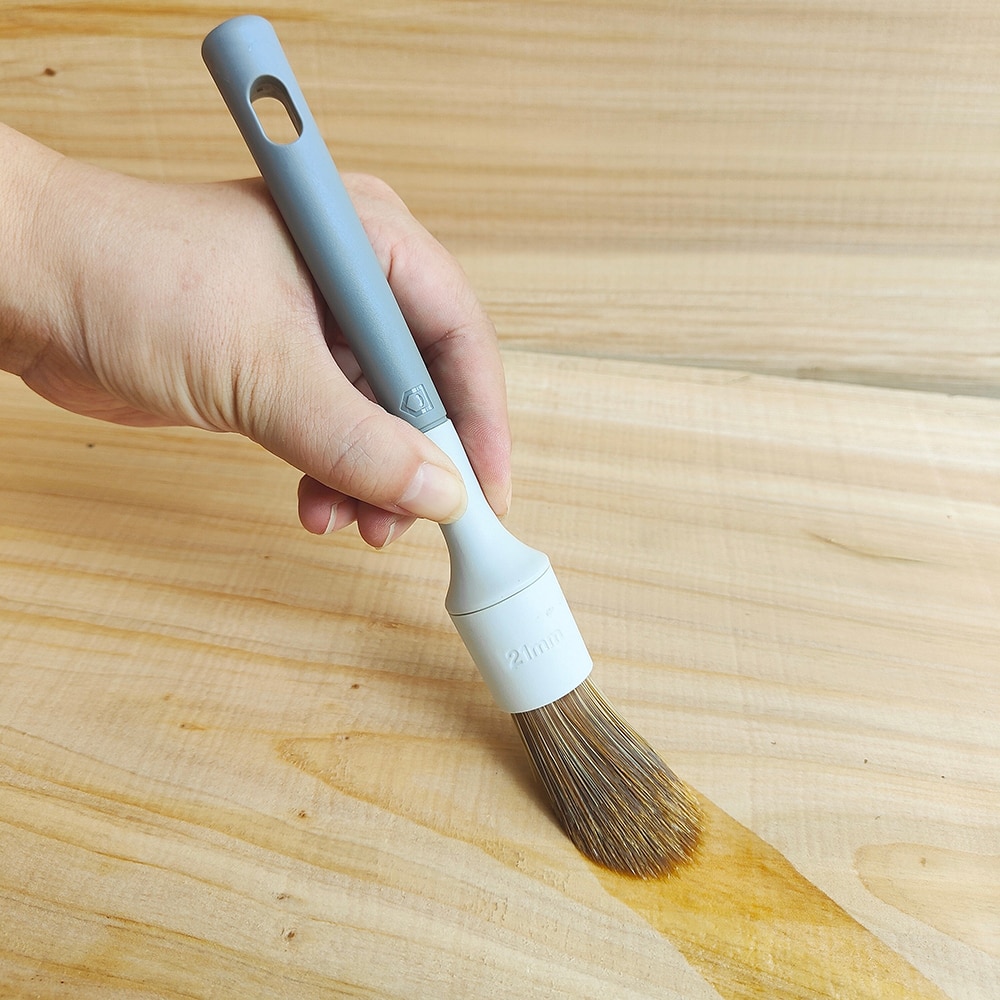 Pensula rotunda GOODHOME, 2.1 x 22.9 cm, peri sintetici, albastru