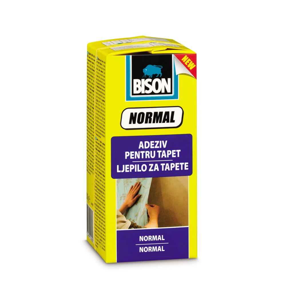 Adeziv pentru tapet normal si greu, transparent, 125 g • Bison