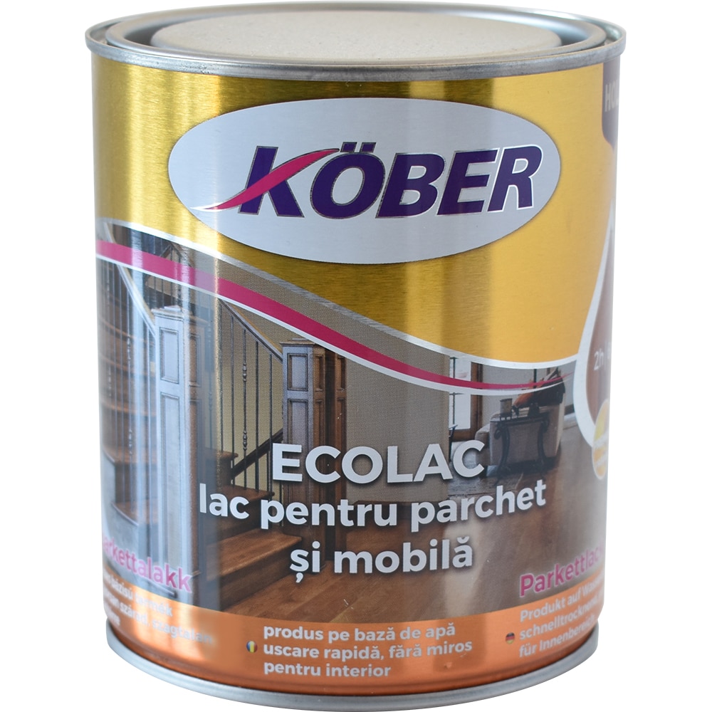 Lac pe baza de apa Kober Ecolac, 0.75L