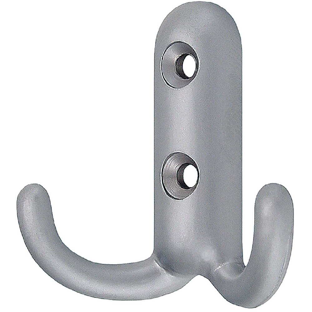 Cuier perete si mobilier, 2 agatatori, metal, gri