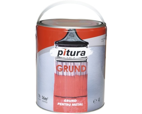 Grund anticoroziv Pitura KOBER, 4L, rosu