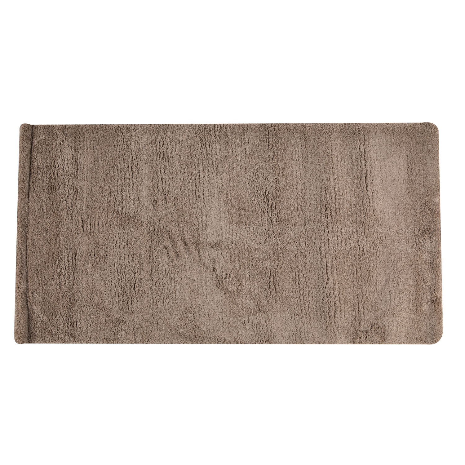 Covor living, bej, bumbac, 80 x 150 cm • Shaggy