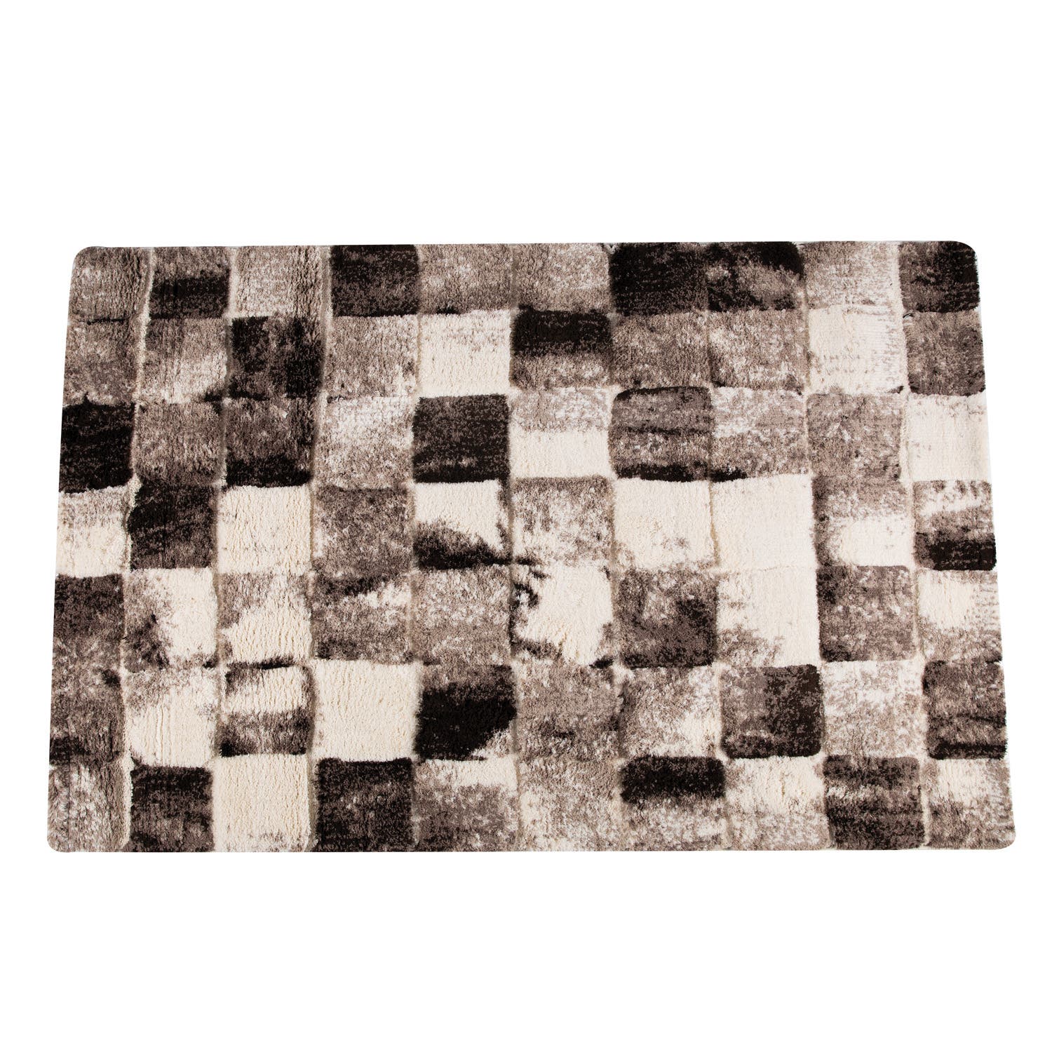 Covor living Messi, alb, polipropilena, 80 x 150 cm