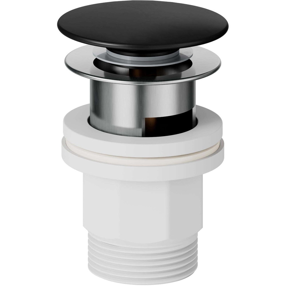 Baterie lavoar GOODHOME Cavally, pipa inalta, alama, negru