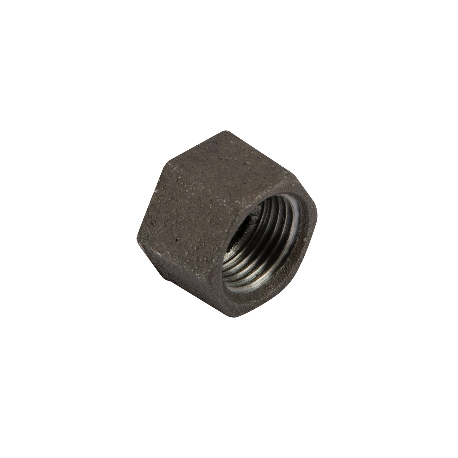 Capac fonta maleabila, negru, racord 1/2