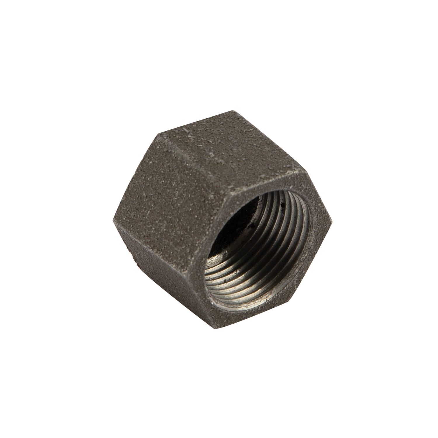 Capac fonta maleabila, negru, racord 3/4