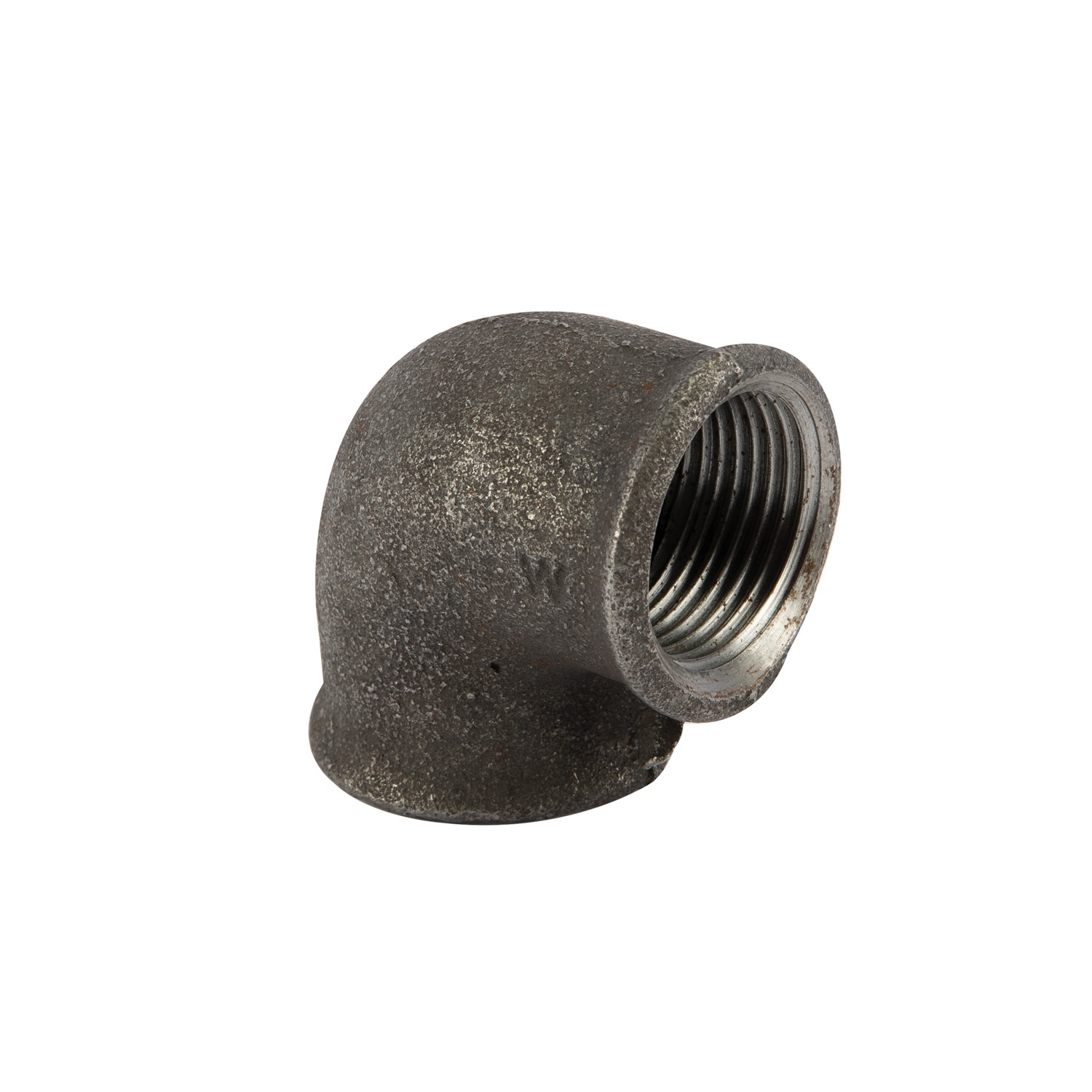 Cot fonta maleabila, negru, 90 grade, racord 1, filet interior