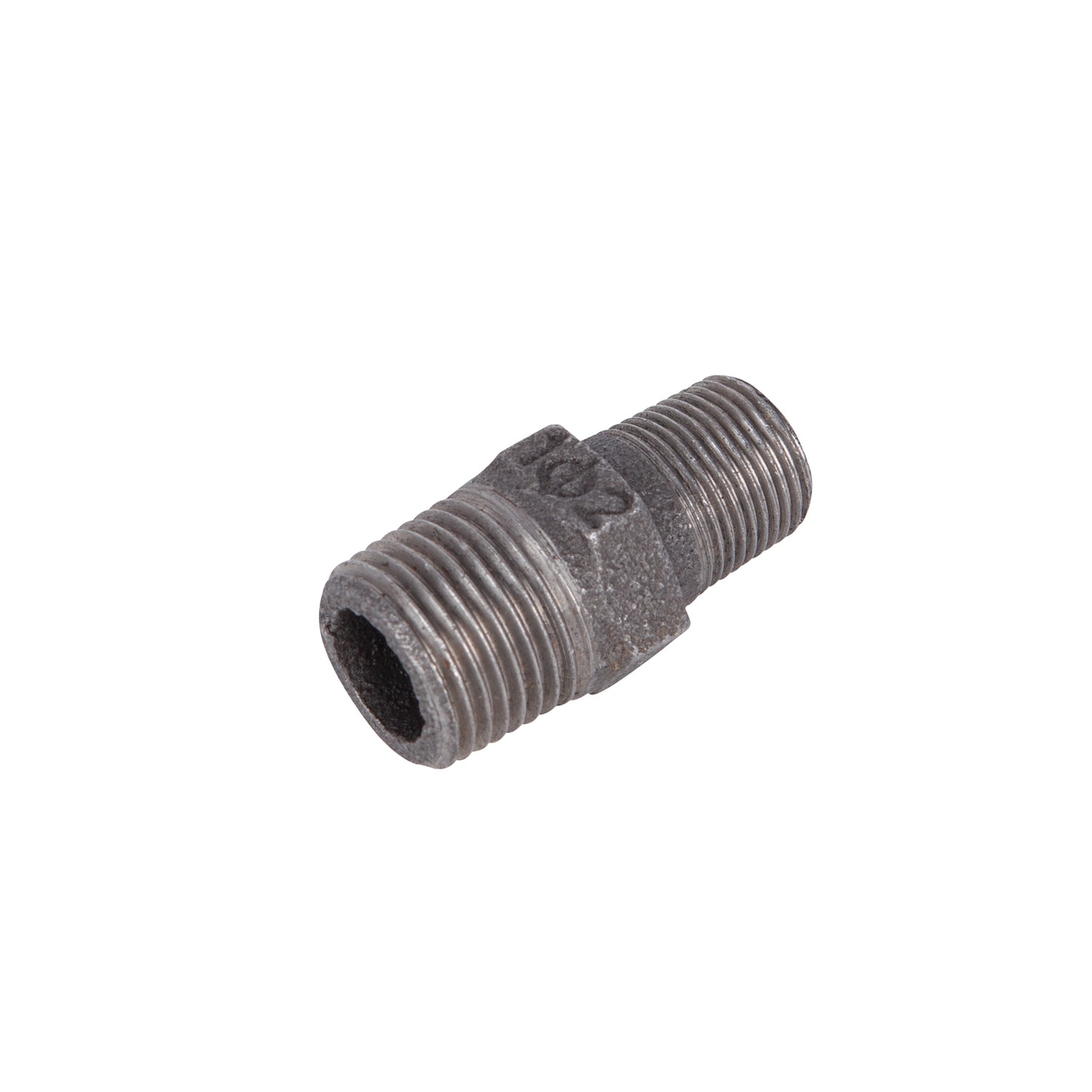 Niplu redus negru, racord 1/2 x 3/8