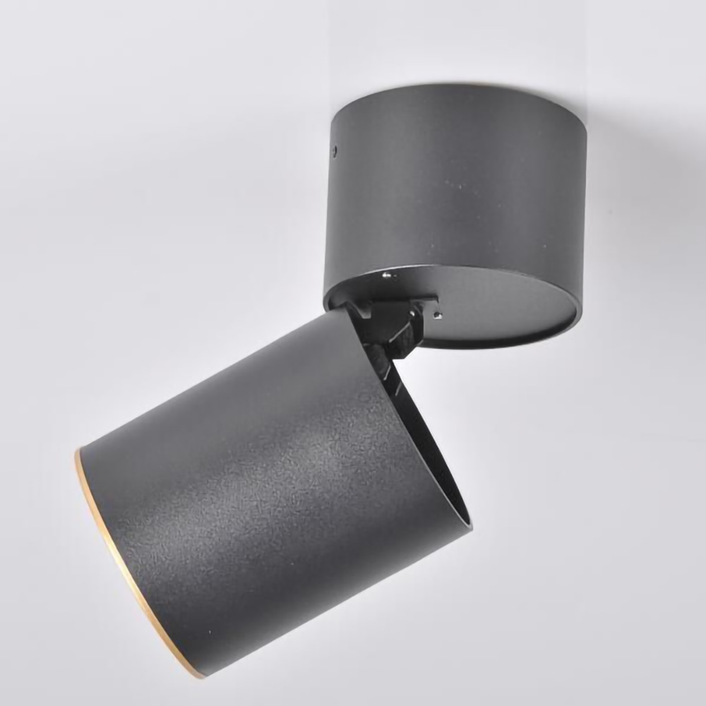 Spot LED POLUX Astra 314048, GU10, 5.5W, negru-auriu