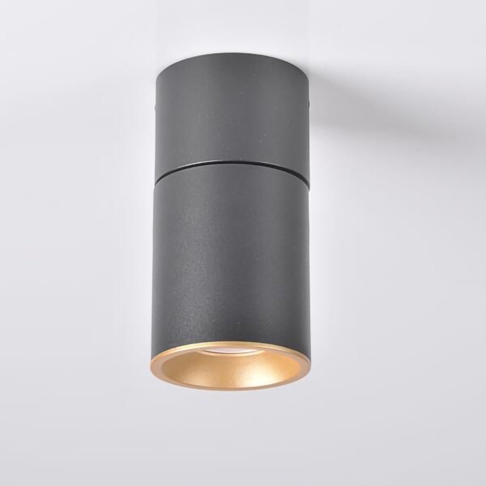 Spot LED POLUX Astra 314048, GU10, 5.5W, negru-auriu