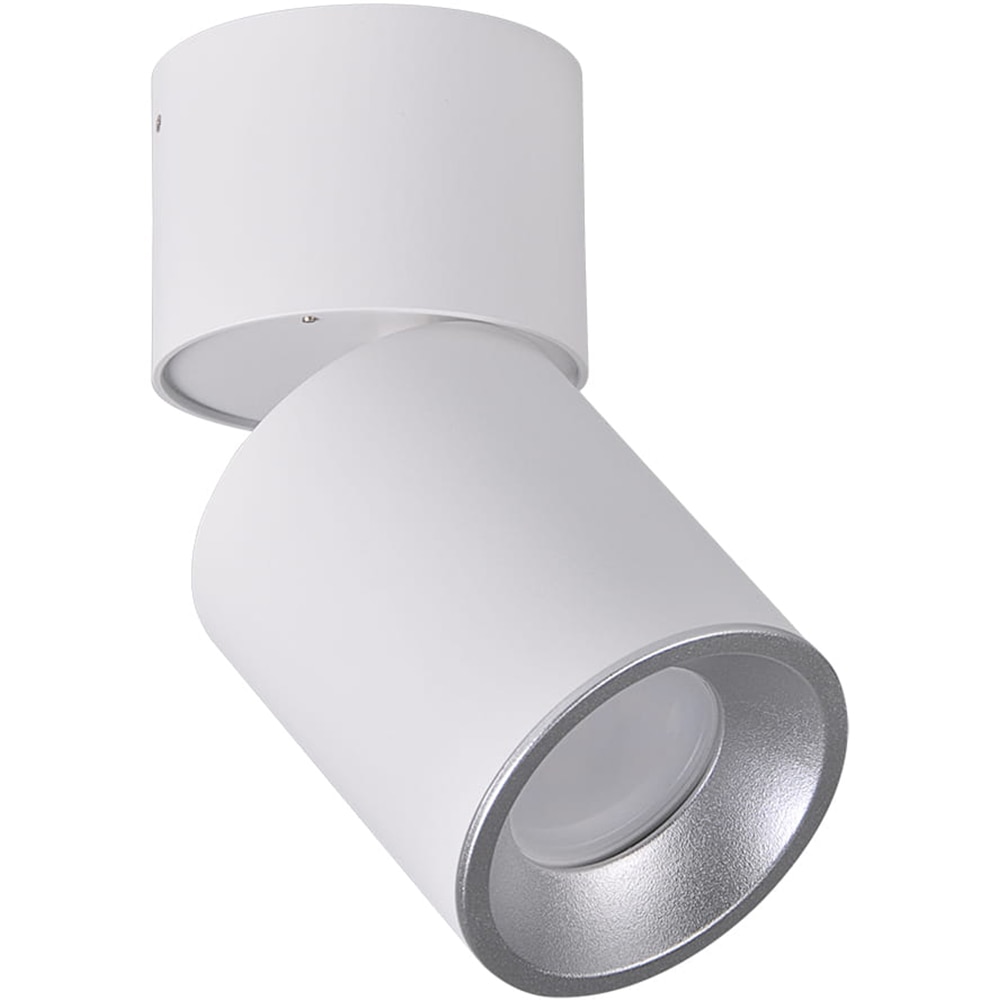 Spot LED POLUX Astra 314031, GU10, 5.5W, alb-argintiu