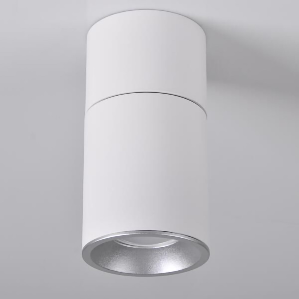 Spot LED POLUX Astra 314031, GU10, 5.5W, alb-argintiu