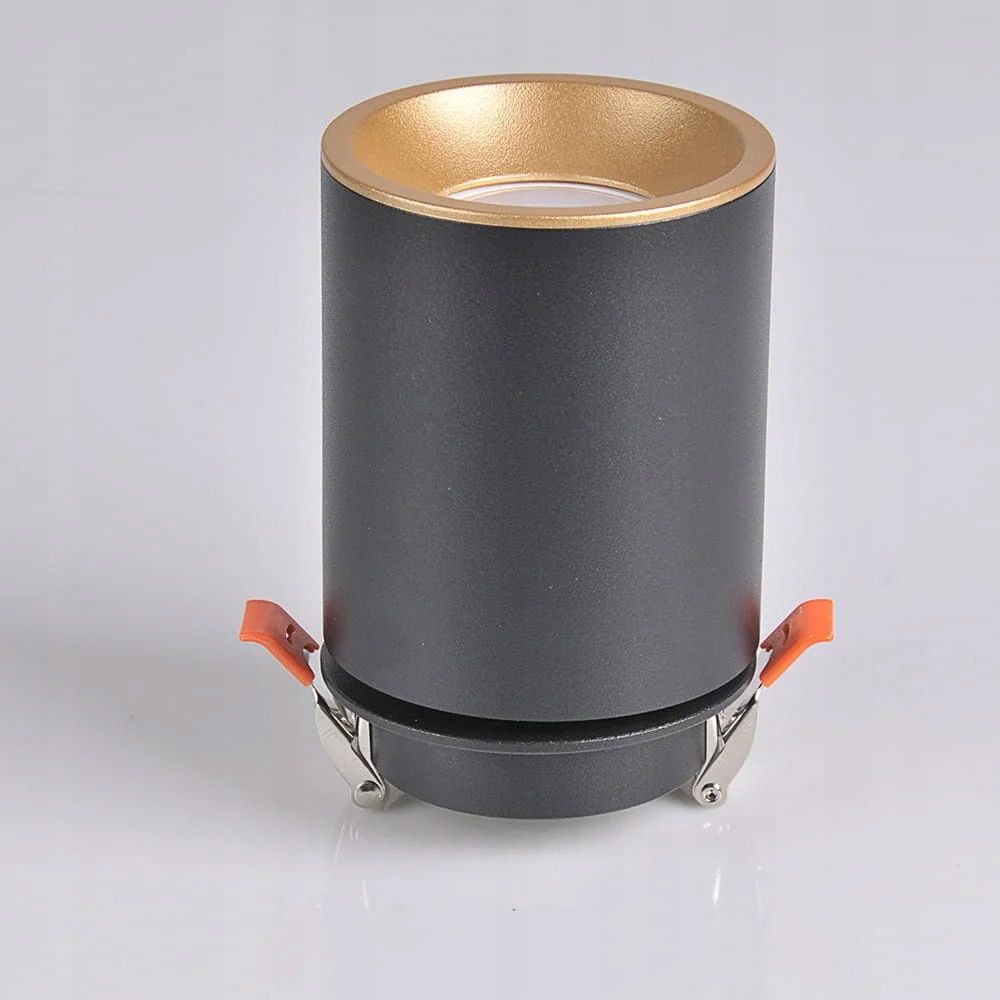 Spot LED POLUX Pallas 314123, GU10, 5.5W, negru-auriu