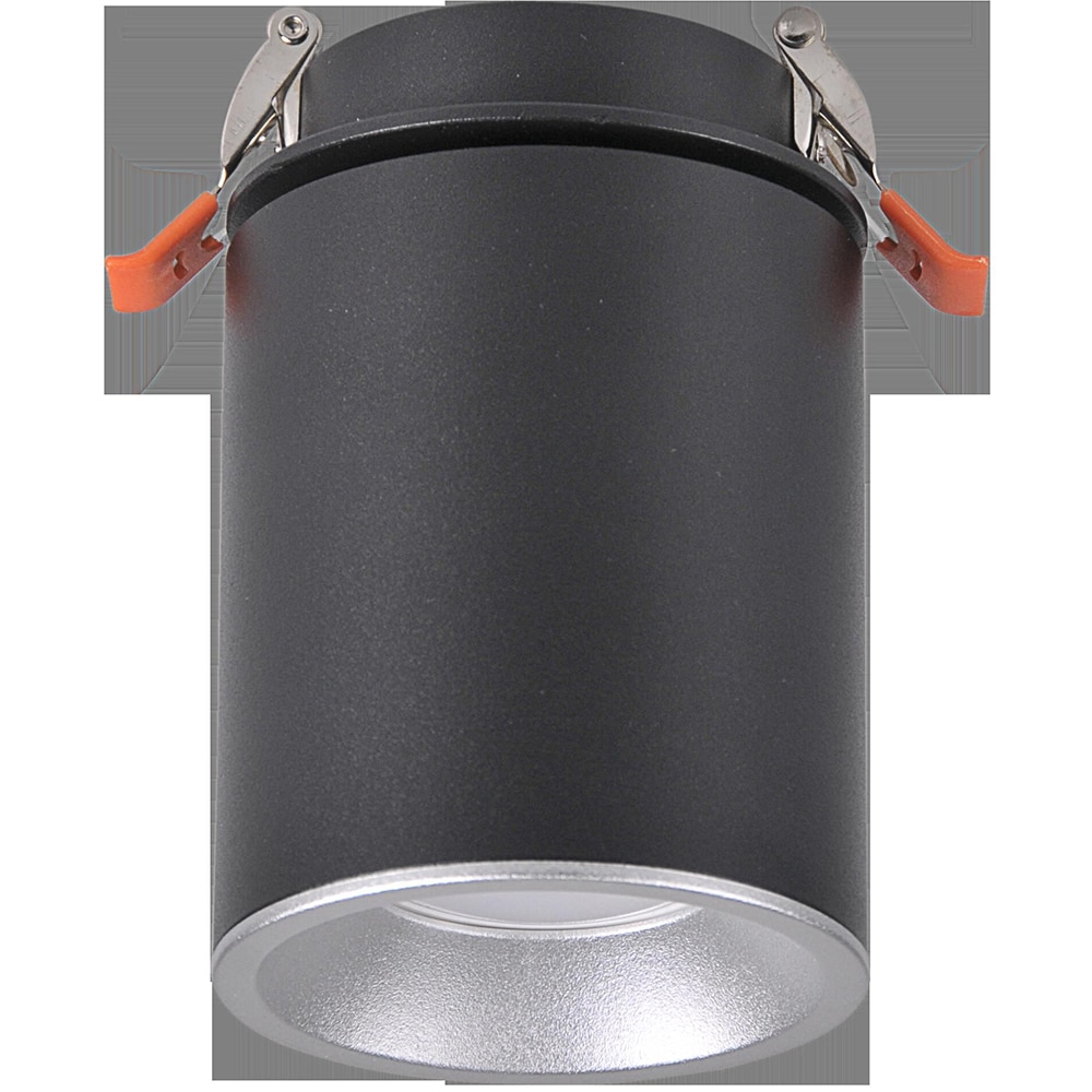 Spot LED POLUX Pallas 314130, GU10, 5.5W, negru-argintiu