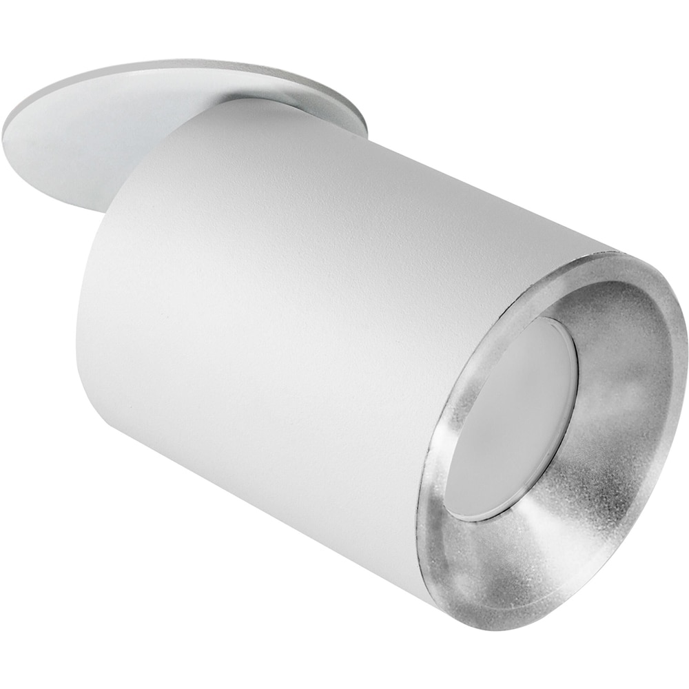 Spot LED POLUX Pallas 314116, GU10, 5.5W, alb-argintiu