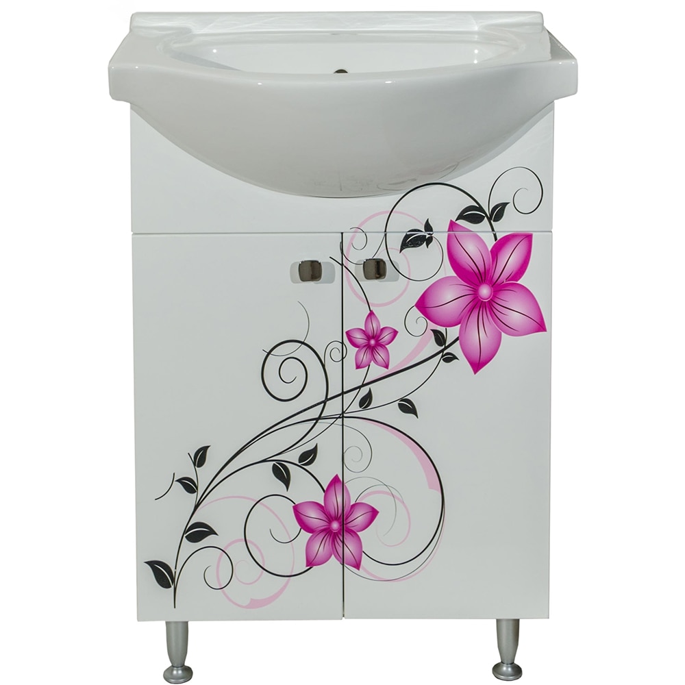 Set masca si lavoar, 52 x 31 x 78 cm, alb