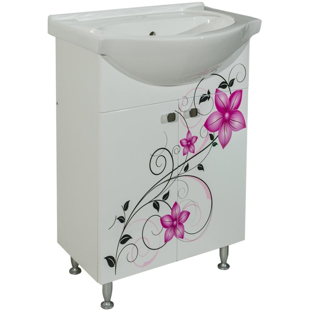 Set masca si lavoar, 52 x 31 x 78 cm, alb