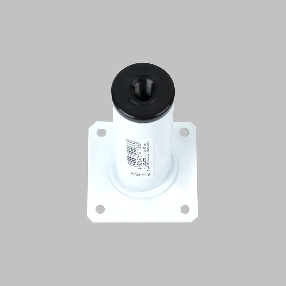 Picior rotund d30 h100 alb