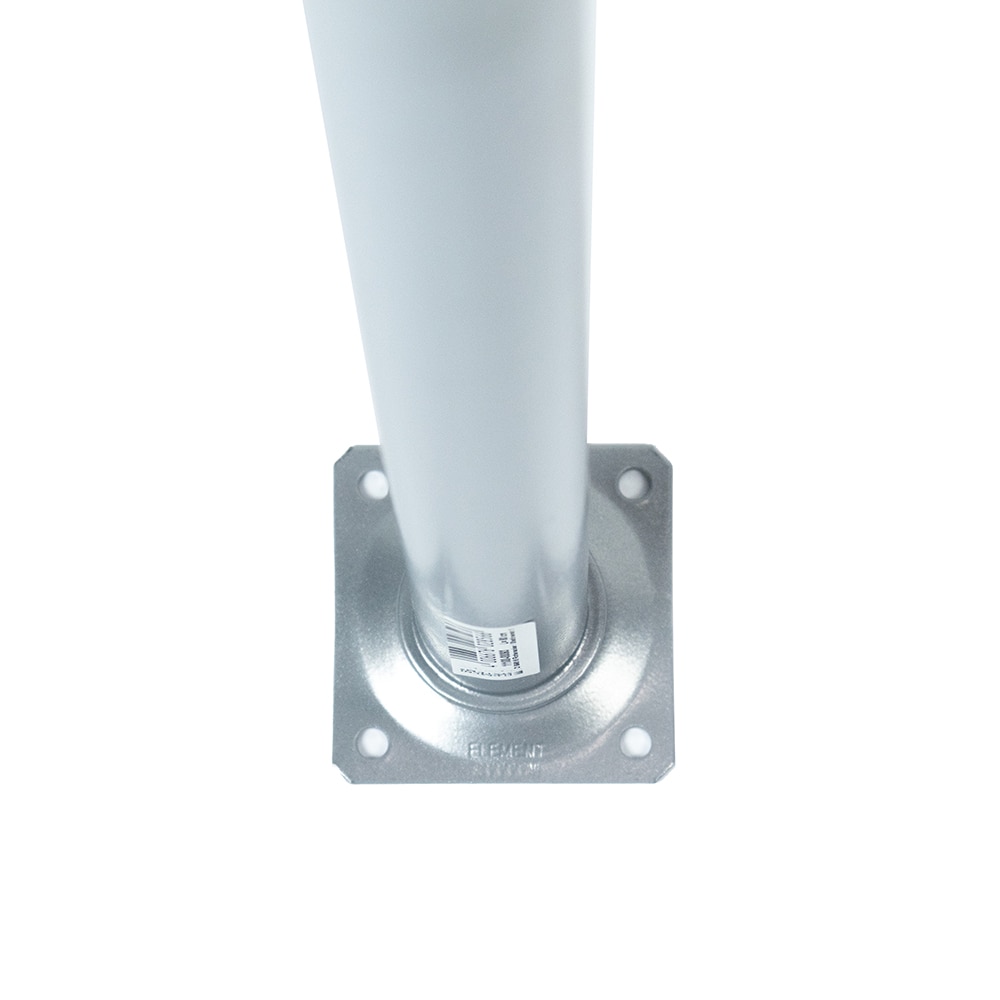 Picior rotund d30 h800 argintiu